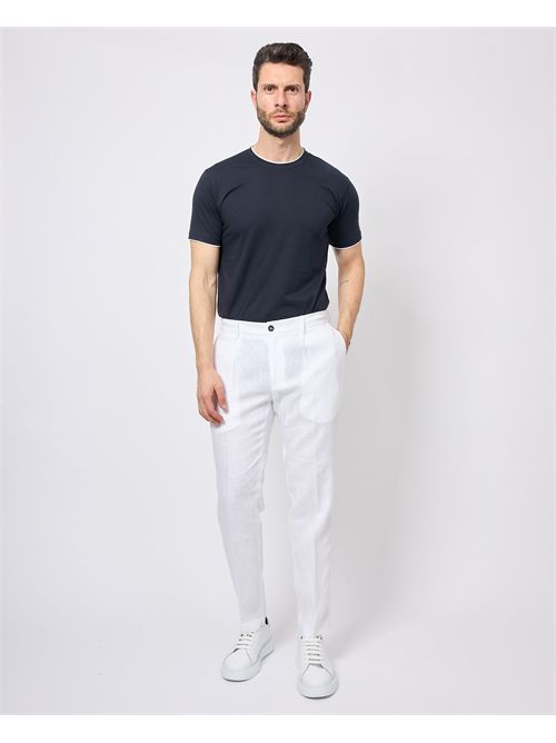 Michael Coal men's trousers in pure cotton MICHAEL COAL | MCDEN3783282